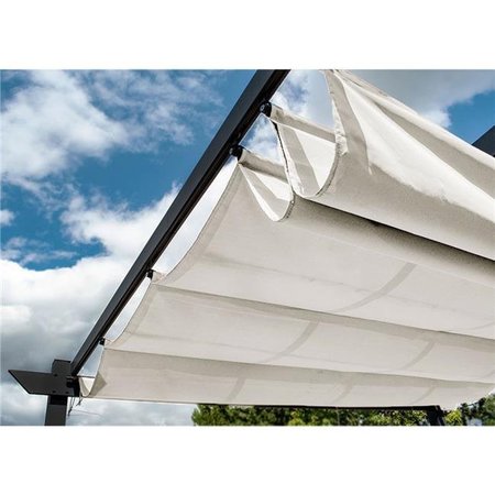 ALEKO ALEKO PERGFAB13X10WH-UNB 13 x 10 ft. Pergola Canopy Fabric Replacement; White PERGFAB13X10WH-UNB